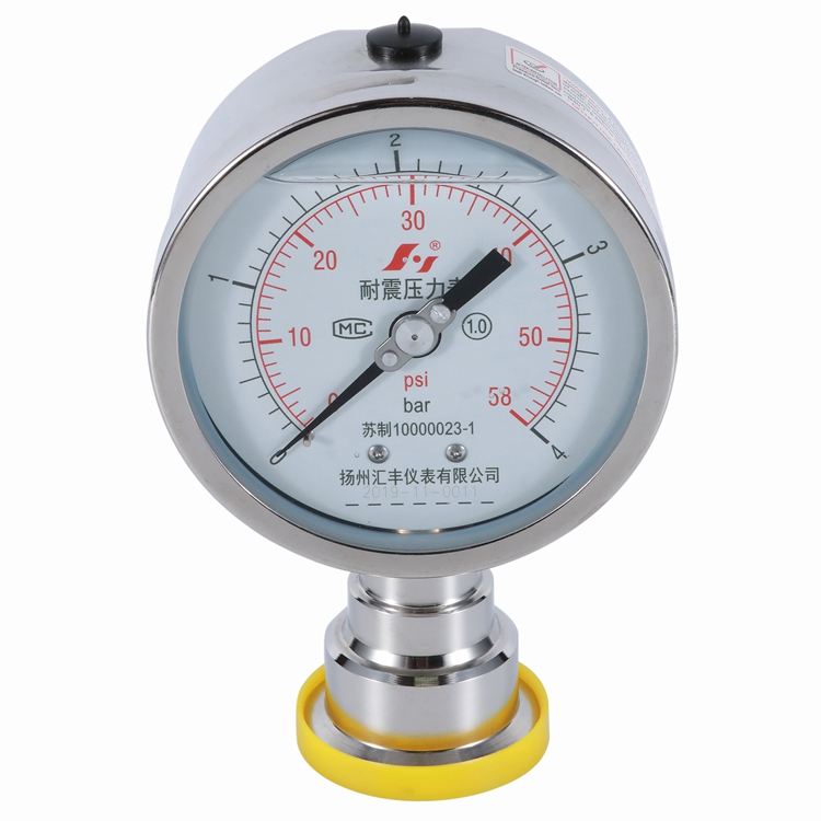 Diaphragm Pressure Gauge ss Case 63mm 0~4 bar Sanitary Type