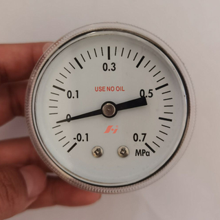 UHP Pressure Gauge VCR Connection 50mm -0.1 to 0.7 mpa