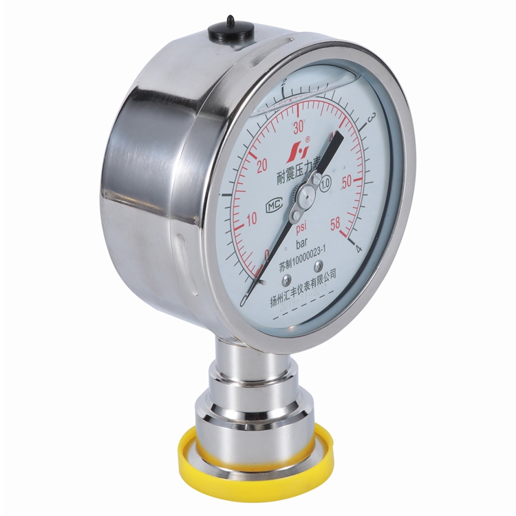 Diaphragm Pressure Gauge ss Case 63mm 0~4 bar Sanitary Type