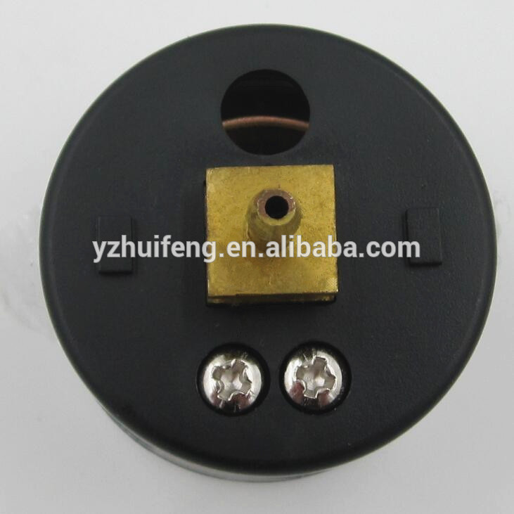 HF Black ABS Case Bourdon Tube Acrylic Plastic Window Back Brass Connector 0-150lb/in2/bar Pressure Gauge