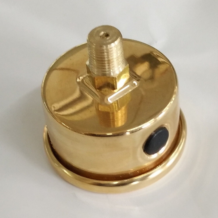HF 40mm 0-60 psi high quality glycerin or silicone oil filled water manometer golden case pressure gauge