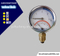 HF 50MM dual pointer steam boiler pressure gauge