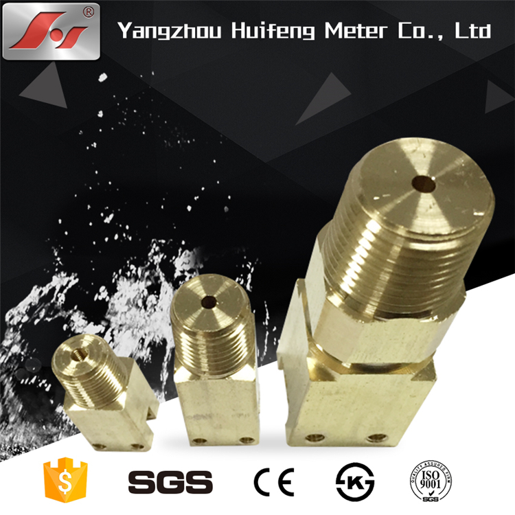 HF brass stainless steel ss 316 pressure gauge manometer socket components