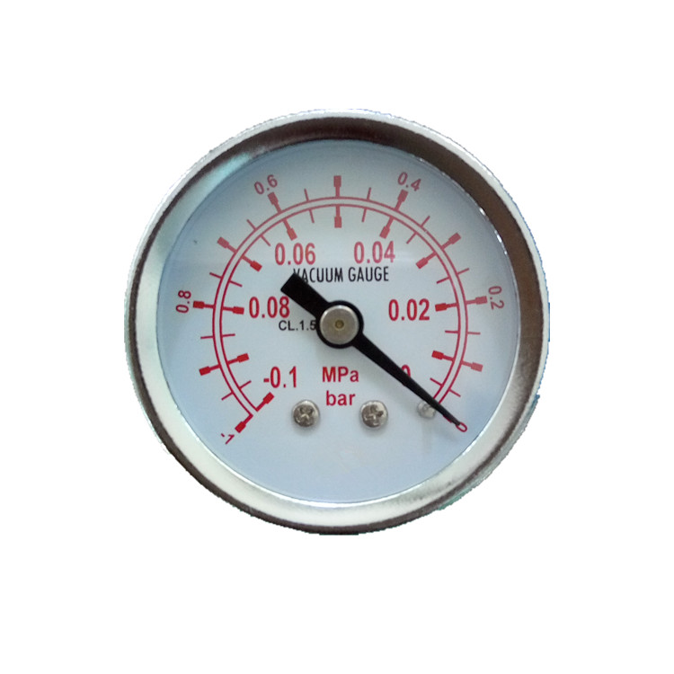 HF high quality cheap price 40mm chromplated vacuum pressure gauge