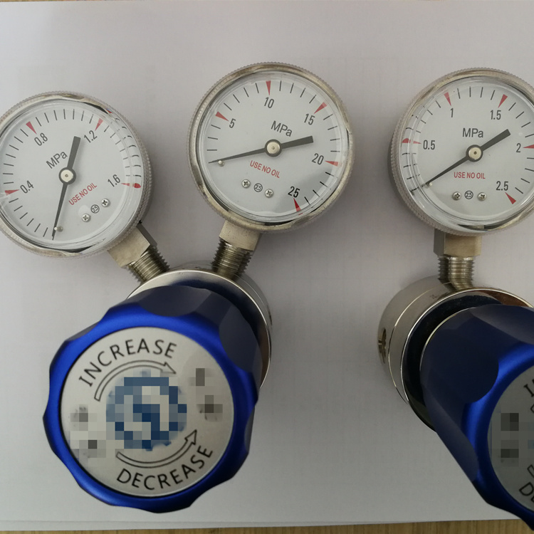 HF cheap chromplated use no oil mpa pressure gauge