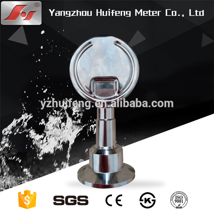 HF High quality All stainless steel sanitary diaphragm pressure gauge