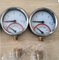 HF cheap price 2.5% accuracy black steel temperature pressure gauge