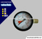 HF 2" 0-200bar three clock direction install air compressor black steel pressure gauge
