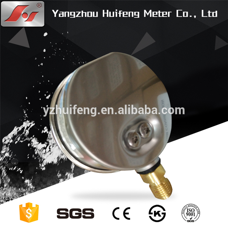 HF 60MM 63MM 2.5" stainless steel liquid filled Pressure Gauge