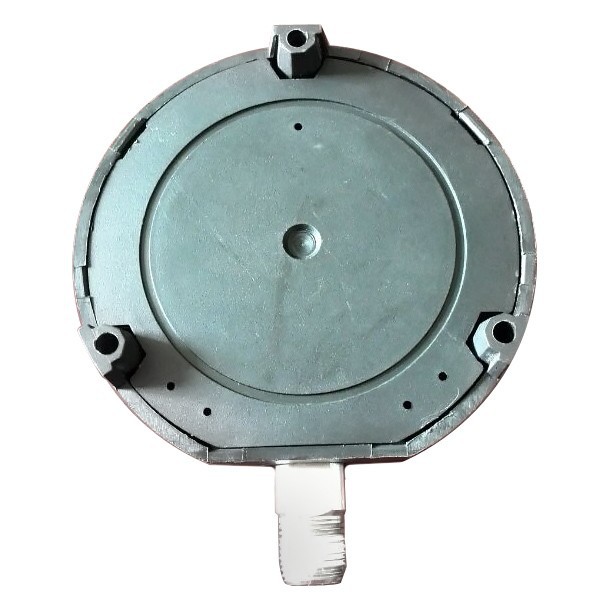 HF High quality polypropylene case bottom mounting process pressure gauge